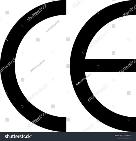 Ce Mark Symbol Vector Illustration On Stock Vector (Royalty Free ...