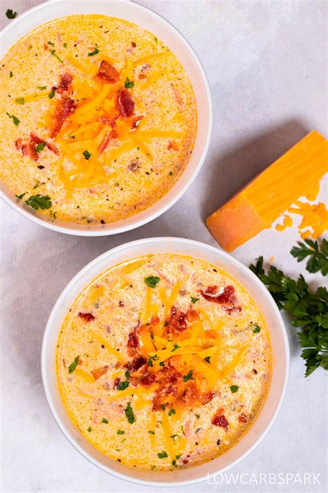 Keto Cheeseburger Soup Low Carb Spark