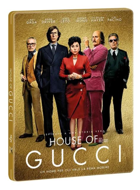 HOUSE OF GUCCI 4K UHD Blu Ray Steelbook Brand New Sealed 68 56