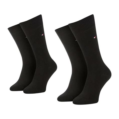 Lot De Paires De Chaussettes Hautes Noires En Coton M Lang Unies