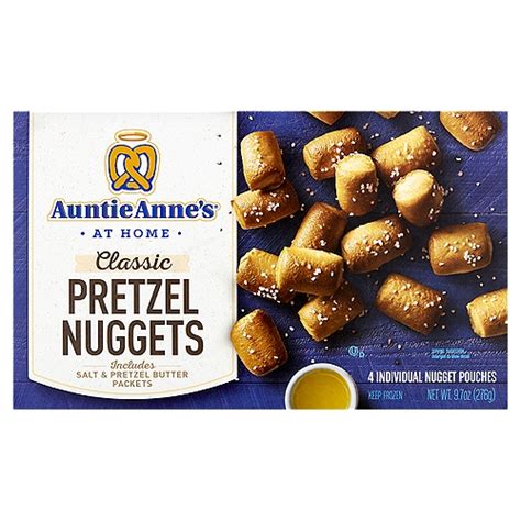 Auntie Annes At Home Classic Pretzel Nuggets 4 Count 97 Oz Shoprite