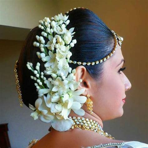 What A Beautiful Large Low Bun With Real Flower Gajra Juda Pin Care