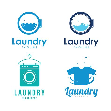 Laundry Vector Logo Template 25946966 Vector Art At Vecteezy
