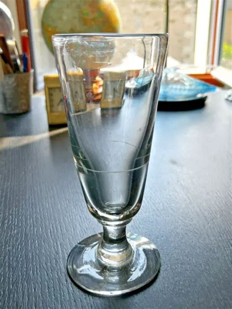 Grand Verre A Absinthe Ancien Souffl Taill Xix Me Eur Picclick Fr