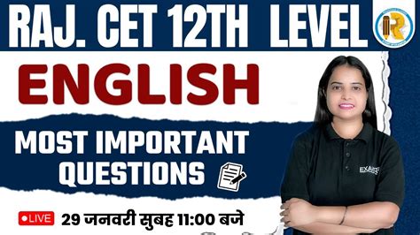 Cet Th Level English Mcq Cet Most Important Question English Mcq