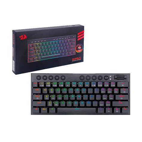 Teclado Gamer Mecanico K632 RGB PRO Horus Mini PRO Black Red Switch