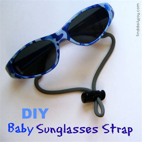 Make Your Own Baby Sunglasses Strap Tutorial Find Daily Joy