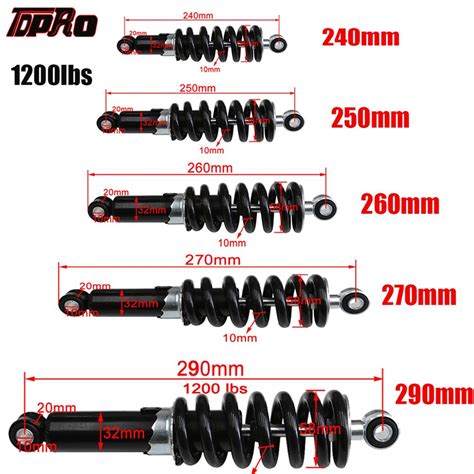 Tdpro Universal Mm Motorcycle Shock Absorber