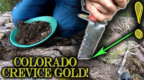 Bedrock Crevice Gold On A Colorado Mountainside Youtube