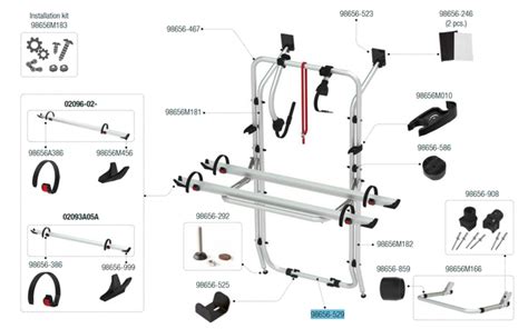 Fiamma Tragestruktur Unten Passend F R Carry Bike Mercedes Vito Opel