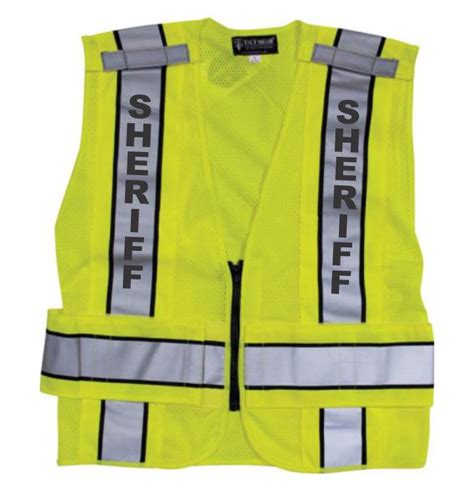 SHERIFF Traffic Safety Vest ANSI 207 2006 Compliant