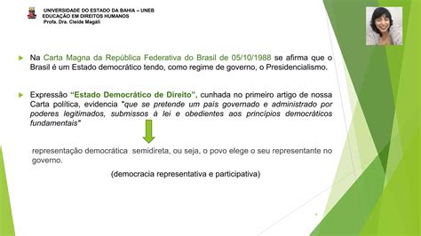 Educa O E Direitos Humanos Aula Estado Democratico De Direito