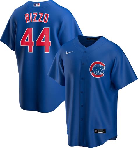 Nike Replica Chicago Cubs Anthony Rizzo 44 Royal Cool Base Jersey In