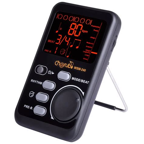 Cherub WSM 240 Portable Electronic Guitar Bass Metronome Piano Digital metronome Drum metronome ...