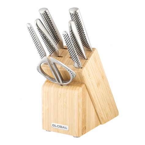 Global Knife Sets G-79668B Global Takashi 8 piece Knife Block Set ...