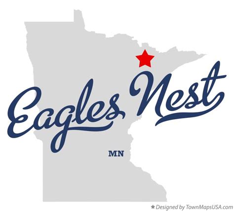 Map of Eagles Nest, MN, Minnesota