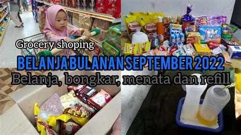 Belanja Bulanan September Grocery Shoping Youtube