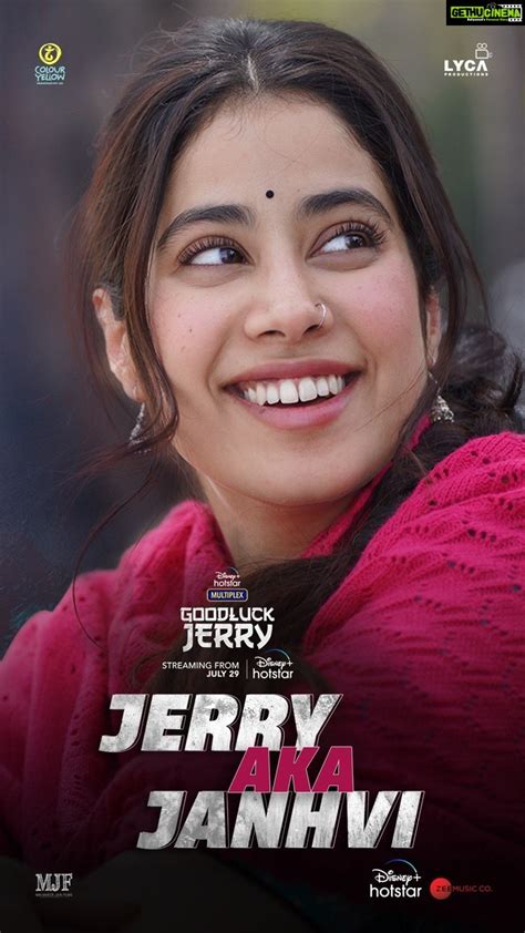 Janhvi Kapoor Instagram Sirf Love Laughter Aur Luck Jerry Ki