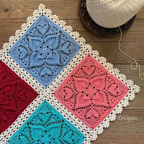 Sweetheart Square Crochet Pattern Pdf Digital Download Etsy Australia