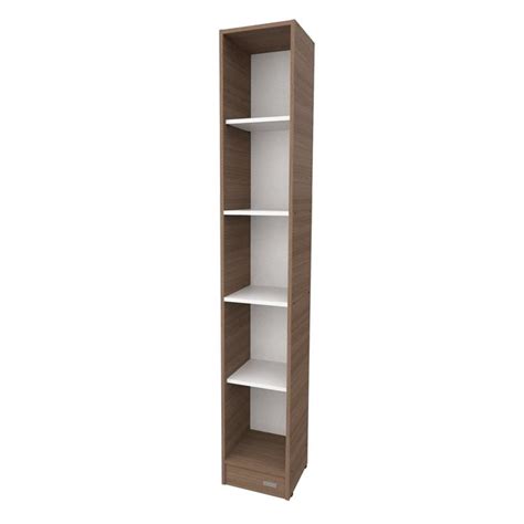 MUEBLE ORGANIZADOR MOSCONI 180 CM COLUMNA CON ESTANTES MELAMINA 10213