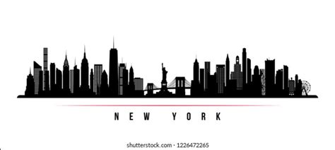 New York City Skyline Line Stock Vectors And Vector Art