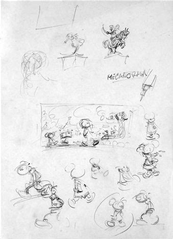 Frise de personnages de lunivers de Franquin by André Franquin Male