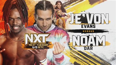 Noam Dar Vs Jevon Evans More Set For 5 14 Wwe Nxt