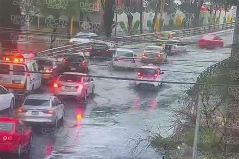 Lluvia Deja Múltiples Encharcamientos En Calles De La Cdmx Hoy 23 De Junio