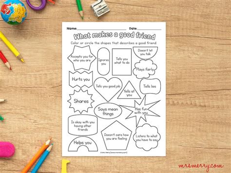 Customize Friendship Worksheet Templates Online Canva