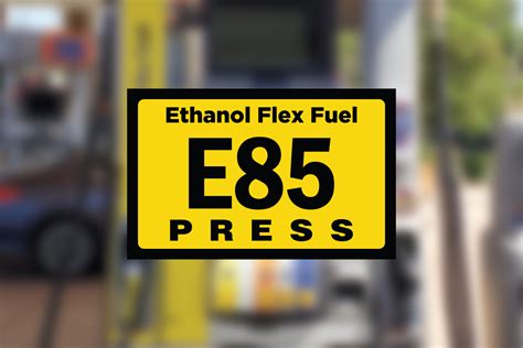 E85 Gilbarco Advantage Octane Rating Decal