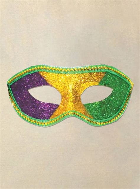 Glitter Masks for Mardi Gras from Beads by the Dozen, New Orleans