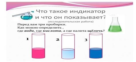Перед вами 3 пробирки.Покажите где вода, где кислота, где щелоч ...