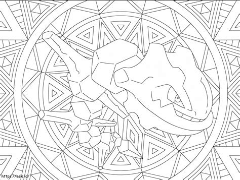 Steelix 4 Coloring Page