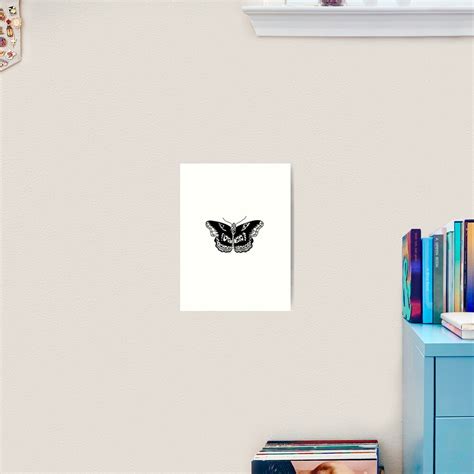 Harry Styles Butterfly Tattoo Art Print By Ashesol Redbubble