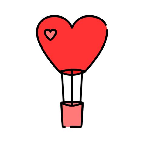 Hot Air Balloon Generic Color Lineal Color Icon