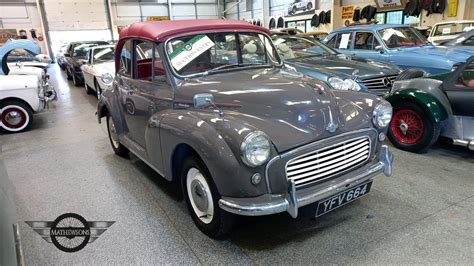 1962 MORRIS MINOR CONVERTIBLE MATHEWSONS CLASSIC CARS AUCTION 1 2