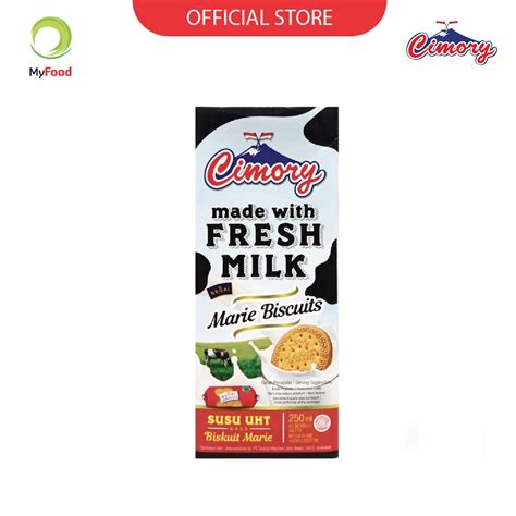 Jual Susu Cimory UHT Fresh Milk 250 ML Marie Regal Shopee Indonesia