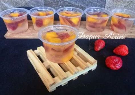 Resep Puding Buah Segar Cup Mini