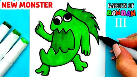 How To Draw Stinky Joel New Monster Garten Of Banban From Second