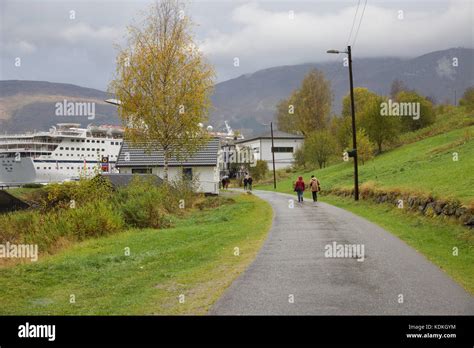 Oldennorway14th October 2017heavy Rain In Olden Norway As The