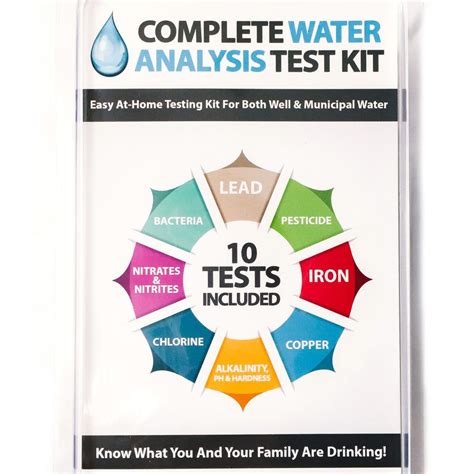 Well Water Test Kit With Bacteria Coli Form Test Included