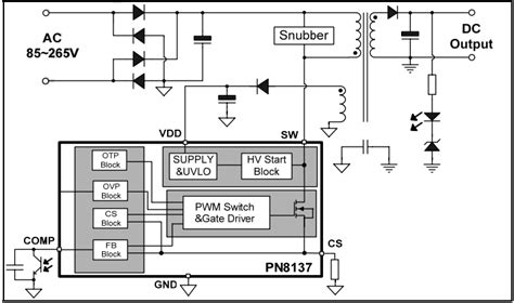 Микросхема pn8570h схема включения