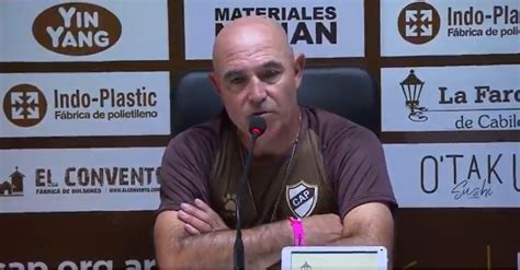 Llop Tras Dirigir Su Ltimo Partido Platense Est Dentro De Los