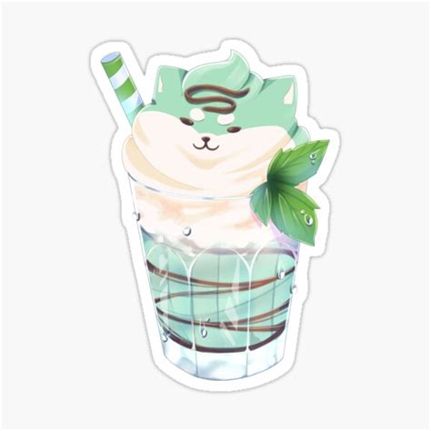 Frapp Sticker For Sale By Mint Frappee Redbubble