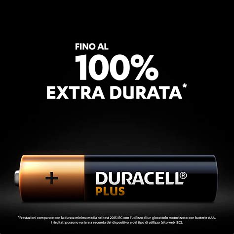 Batterie Duracell Ministilo Confezione Da Aaa Pile Alcaline Plus