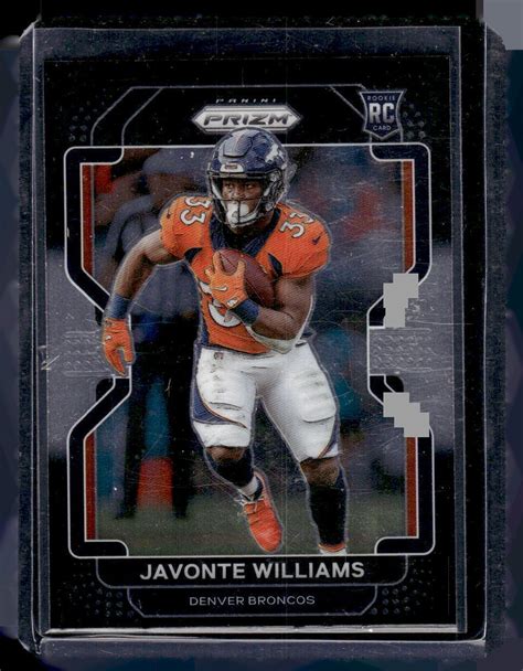 2021 Panini Chronicles PB 23 Javonte Williams Prizm Black EBay