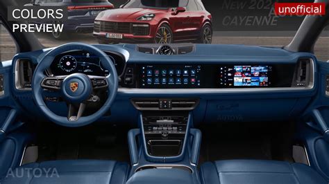 Colorful 2024 Porsche Cayenne Digital Reveal Shows Everything, Inside and Out - autoevolution