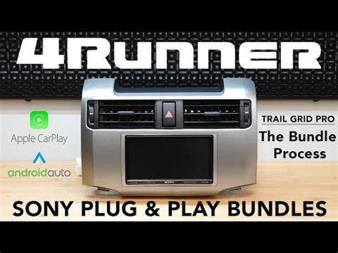 Toyota 4Runner Sony Plug Play Bundle Preparation Apple CarPlay