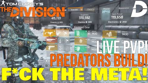 The Division Predators Mark Build F Ck The Meta Youtube