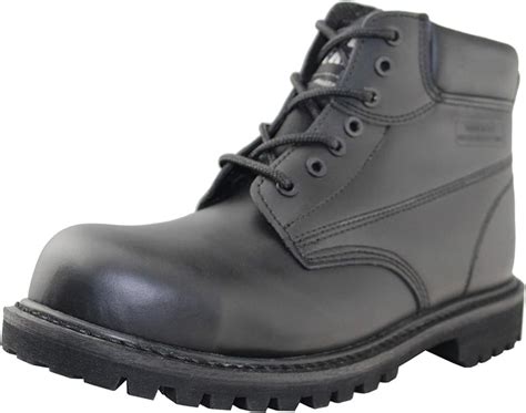 Tanleewa Botas De Trabajo Negras Para Hombre Impermeables Aislados De